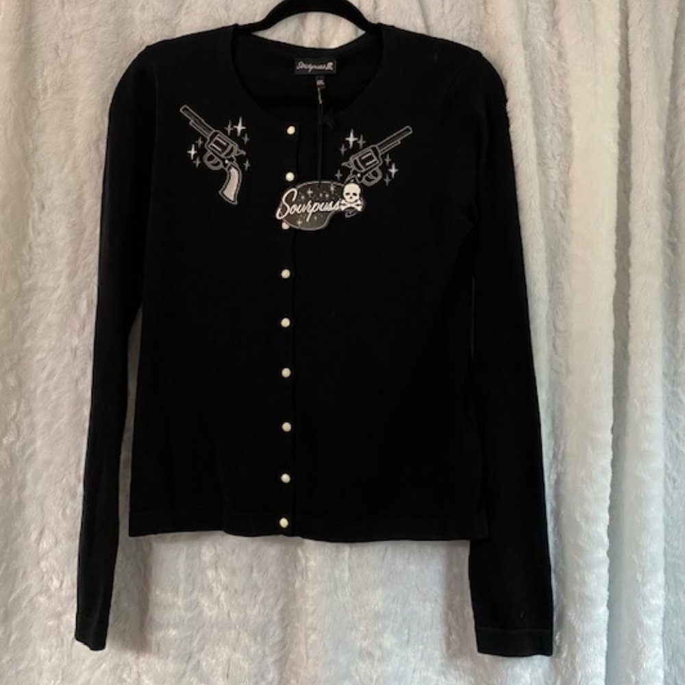 Sourpuss Johnny Cash Cardigan